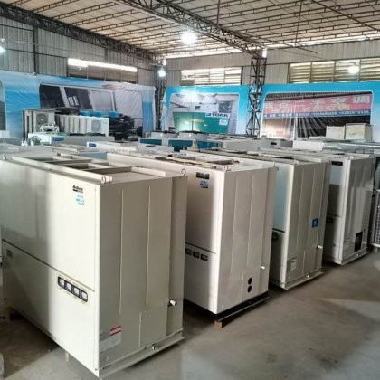 二手空调40匹中央空调水冷柜机出售回收 全国服务保修保换保退