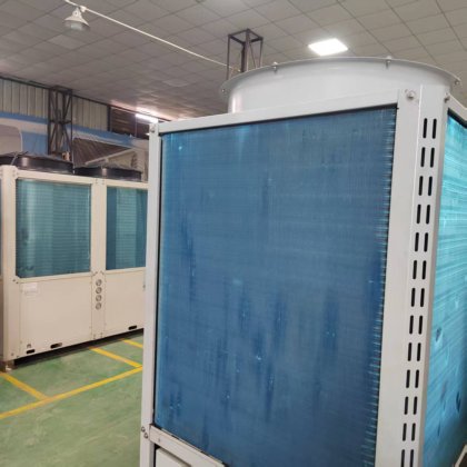 二手风冷涡旋式冷水热泵机组40匹盾安中央空调冷暖型冷水机双用