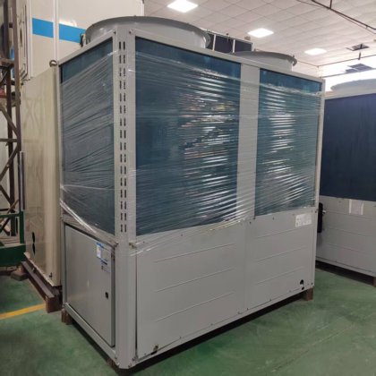 二手风冷涡旋式冷水热泵机组40匹盾安中央空调冷暖型冷水机双用