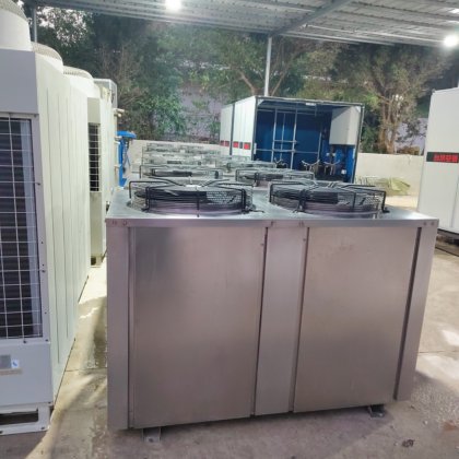 二手10匹空气源热泵304不锈钢防腐蚀中央热水器冷水机冷暖两用