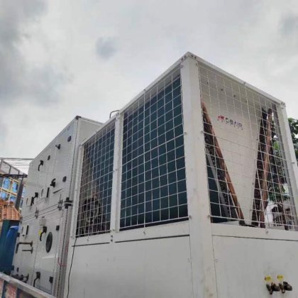 二手中央空调洁净风冷柜式空调机组99新20匹净化冷水机源头厂商