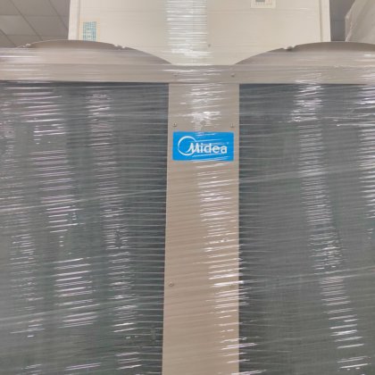美的二手中央空调 40匹冷水机 130千瓦制冷量 风冷热泵模块