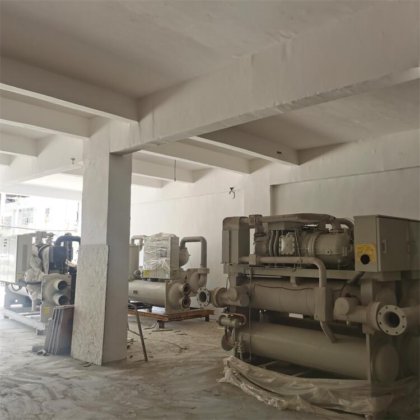 珠三角二手冷水机定制改造 水冷机置换 螺杆式中央空调机组