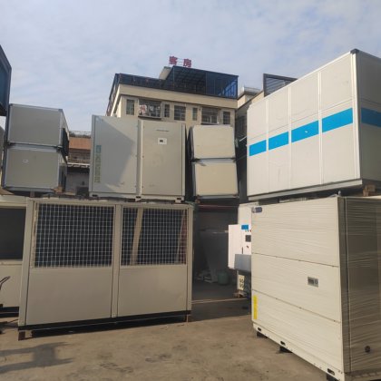 中央空调回收水冷风冷冷水机二手螺杆机净化空调上门收回服务