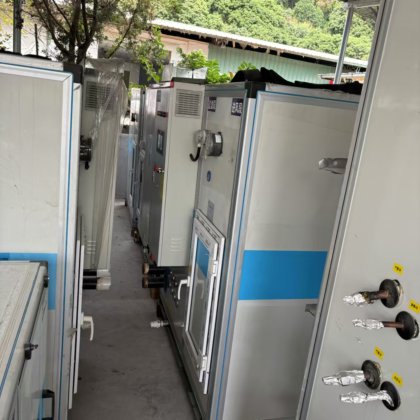 二手净化空调租赁回收25000风量水冷直澎式无尘车间制冷设计安装