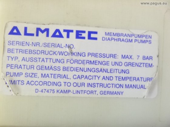 ALMATEC Druckluftmembranpumpe