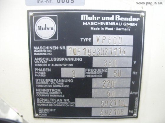 MUBEA panel drilling machine