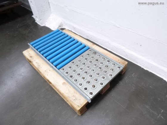 PAGUS Rollenbahn mit Kugelrollentisch