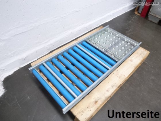 PAGUS Rollenbahn mit Kugelrollentisch