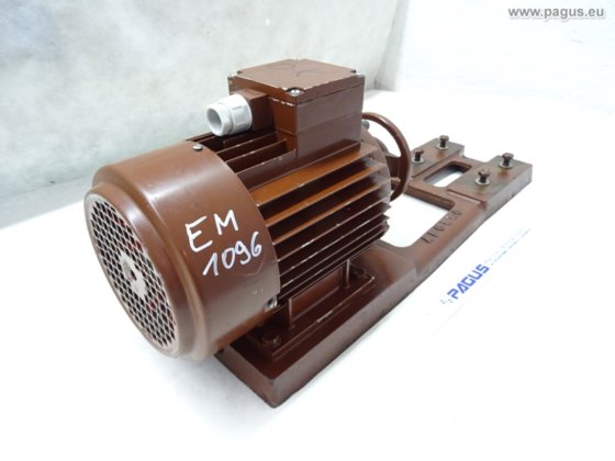 MEZ electric motor with pump frame in Zschepplin, Saxony, Germany