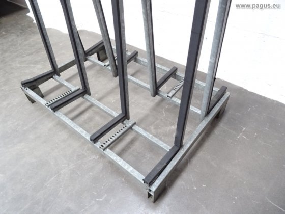 PAGUS glass transport rack, 2-sided
