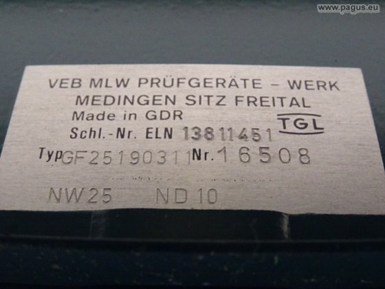 MLW Durchflussanzeiger