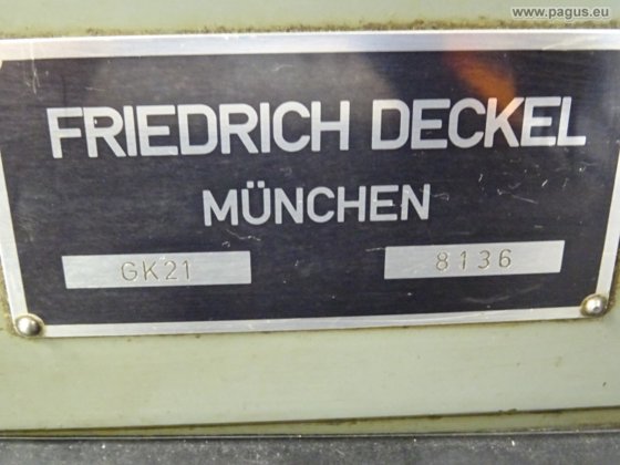 DECKEL Graviermaschine