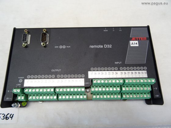JETTER input/output remote