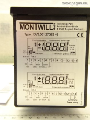 MONTWILL Digitales Einbauinstrument