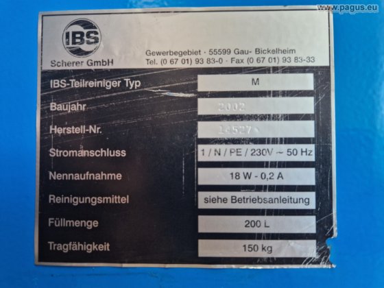 IBS Teilreiniger
