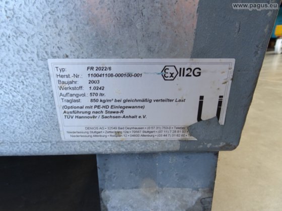 DENIOS Stahl-Auffangwanne