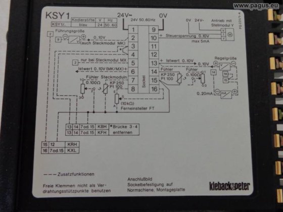 KIEBACK & PETER heating controller