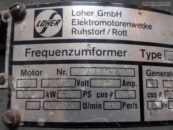 LOHER Frequenzumformer
