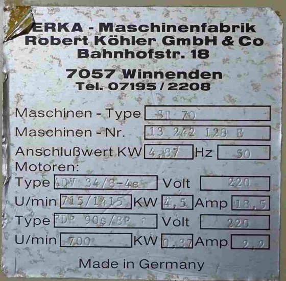 ERKA(エルカ) SR70