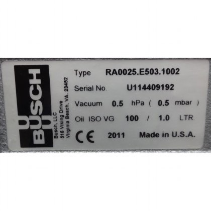 BUSCH RA0025.E503.1002