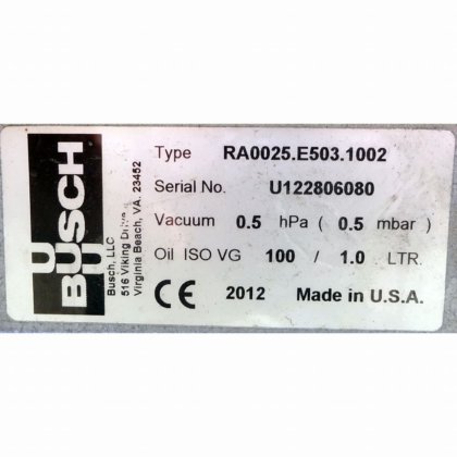 BUSCH RA0025.E503.1002