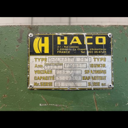 M1439 HACO 断头台剪 Toolmaster 36