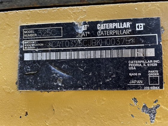 2007 CAT 325C
