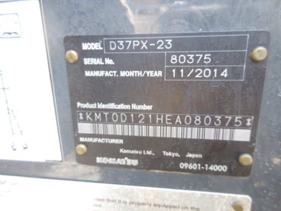 2014 小松 D37PX 23