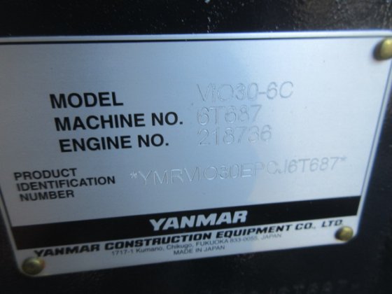 2023 YANMAR Vio30 6C