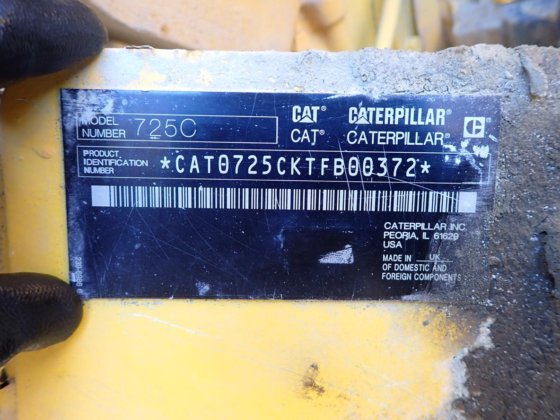 2014 CAT 725C
