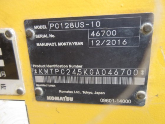 2016 小松 PC128US 10