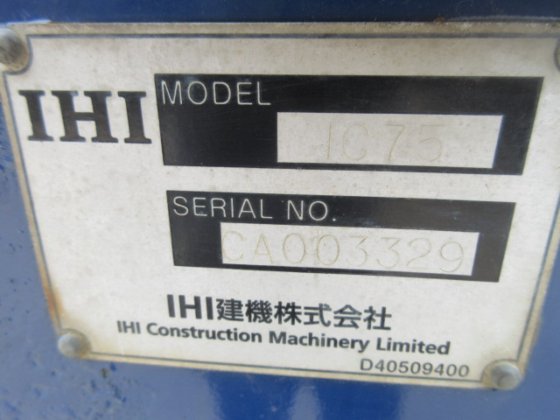 2014 IHI IC75