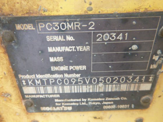2003 KOMATSU PC30MR 2