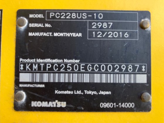2016 小松 PC228US 10