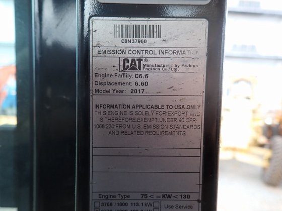 2017 卡特彼勒 320E SXE