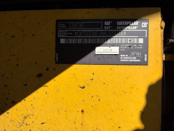 2018 CAT 336FXE