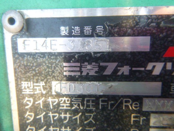 2005 MITSUBISHI FD30T