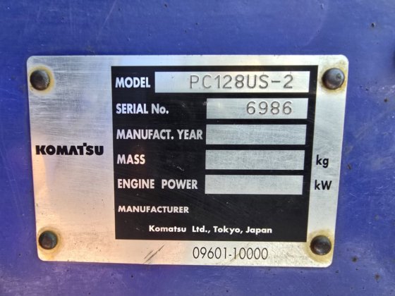 2001 小松 PC128US 2