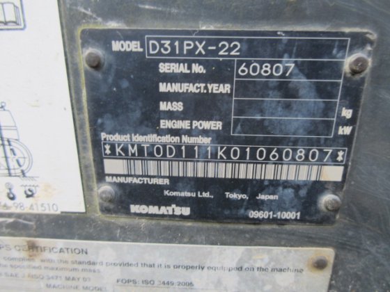 2011 小松 D31PX 22