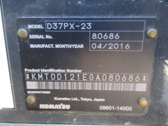 2016 小松 D37PX 23