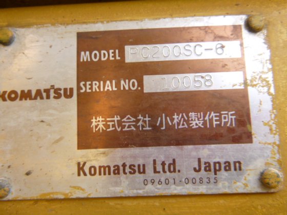 1998 KOMATSU PC200SC 6