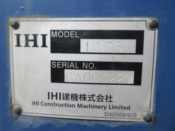 2013 IHI IC75