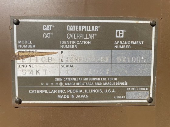 1992 CAT E110B