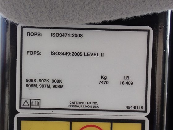 2017 卡特彼勒 907M H77