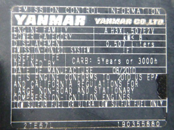 2010 Yanmar C12R B