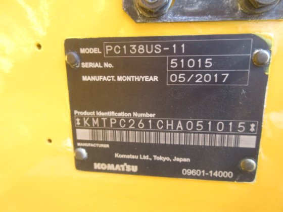 2017 小松 PC138US 11
