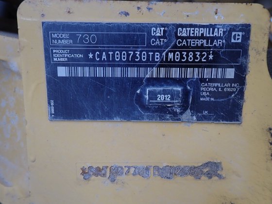 2012 卡特彼勒 730 B1M