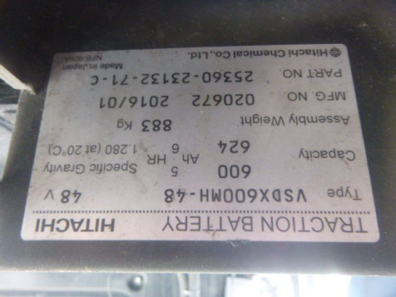 2016 年 TOYOTA 7FB25