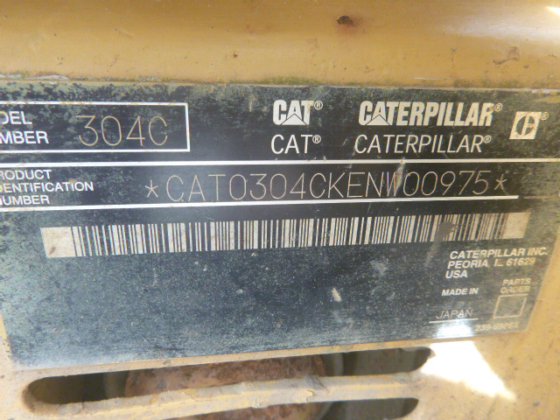2008 CAT 304CCR